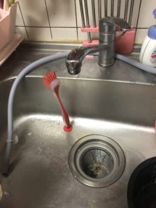 下野市の台所蛇口水漏れ修理