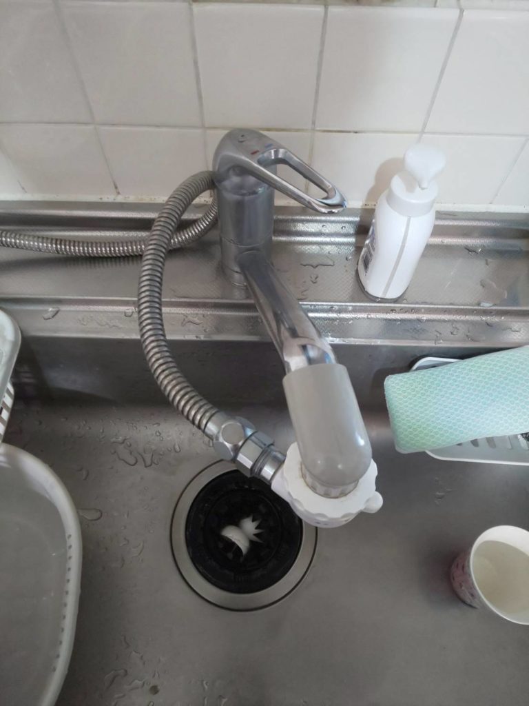 宇都宮市でキッチンの排水つまり修理施工事例